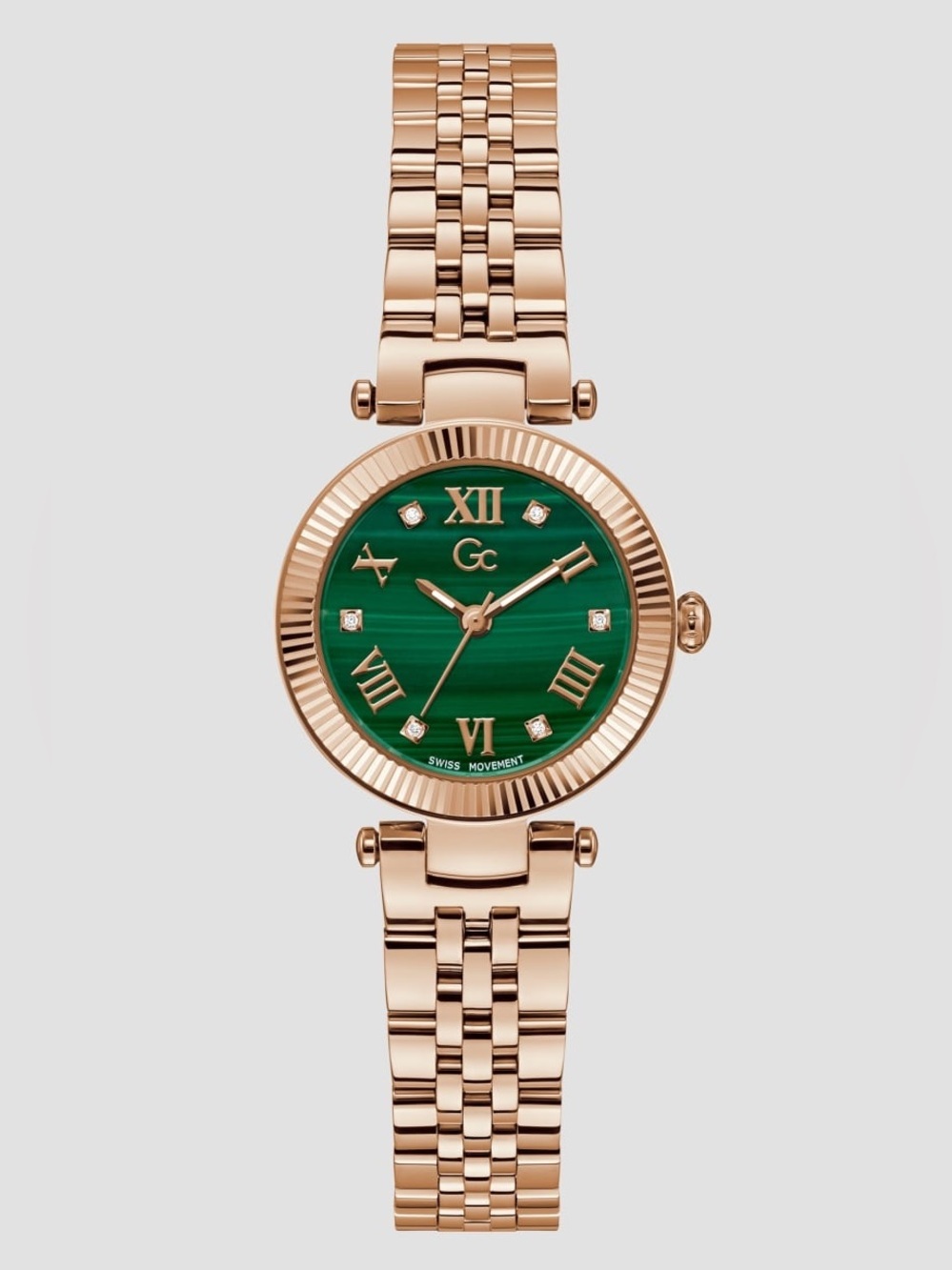 New GUESS COLLECTION Malachite Gemstone Analog Watch
